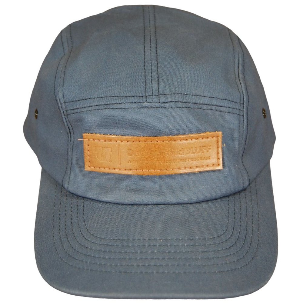 Design Build BLUFF University Utah Program Delusion Mfg 5 Panel Strapback Hat